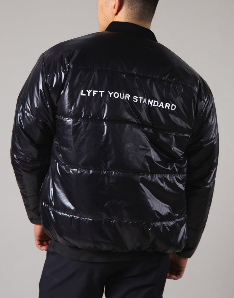 Light Weight Warm Nylon Jacket - Black – LÝFT