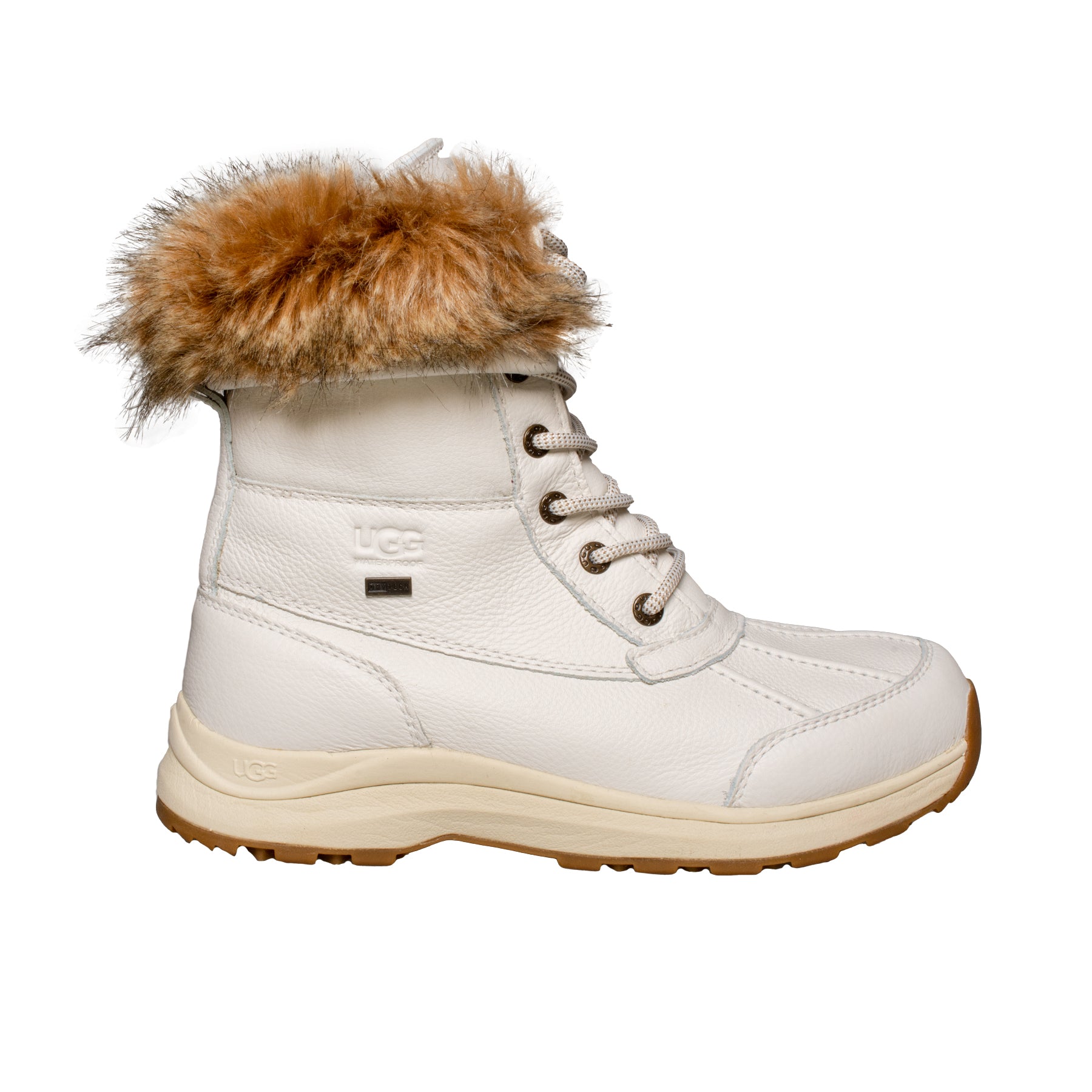 UGG Adirondack III Tipped White Boots - Women's – MyCozyBoots