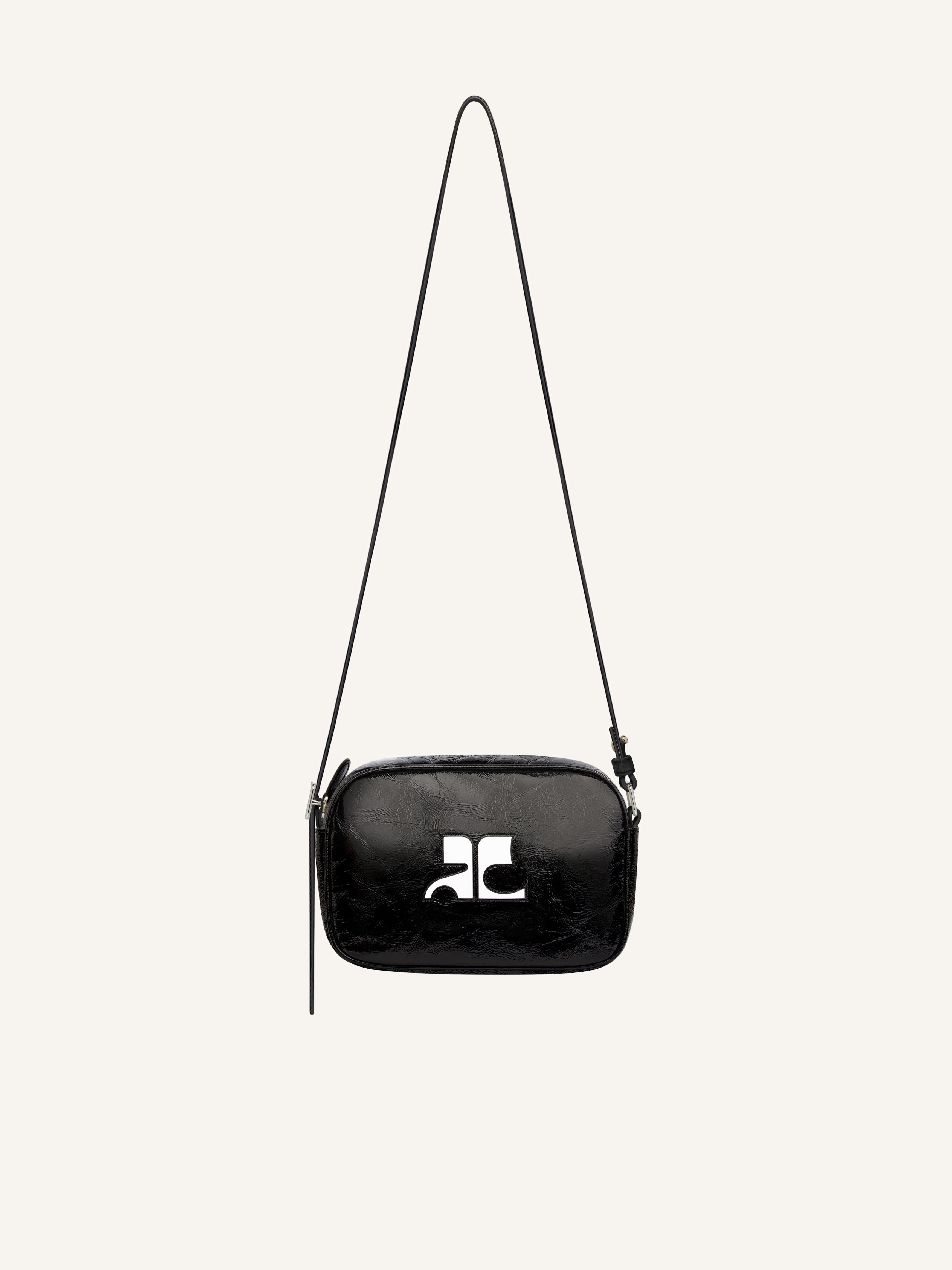 REEDITION LEATHER CAMERA BAG - courrèges