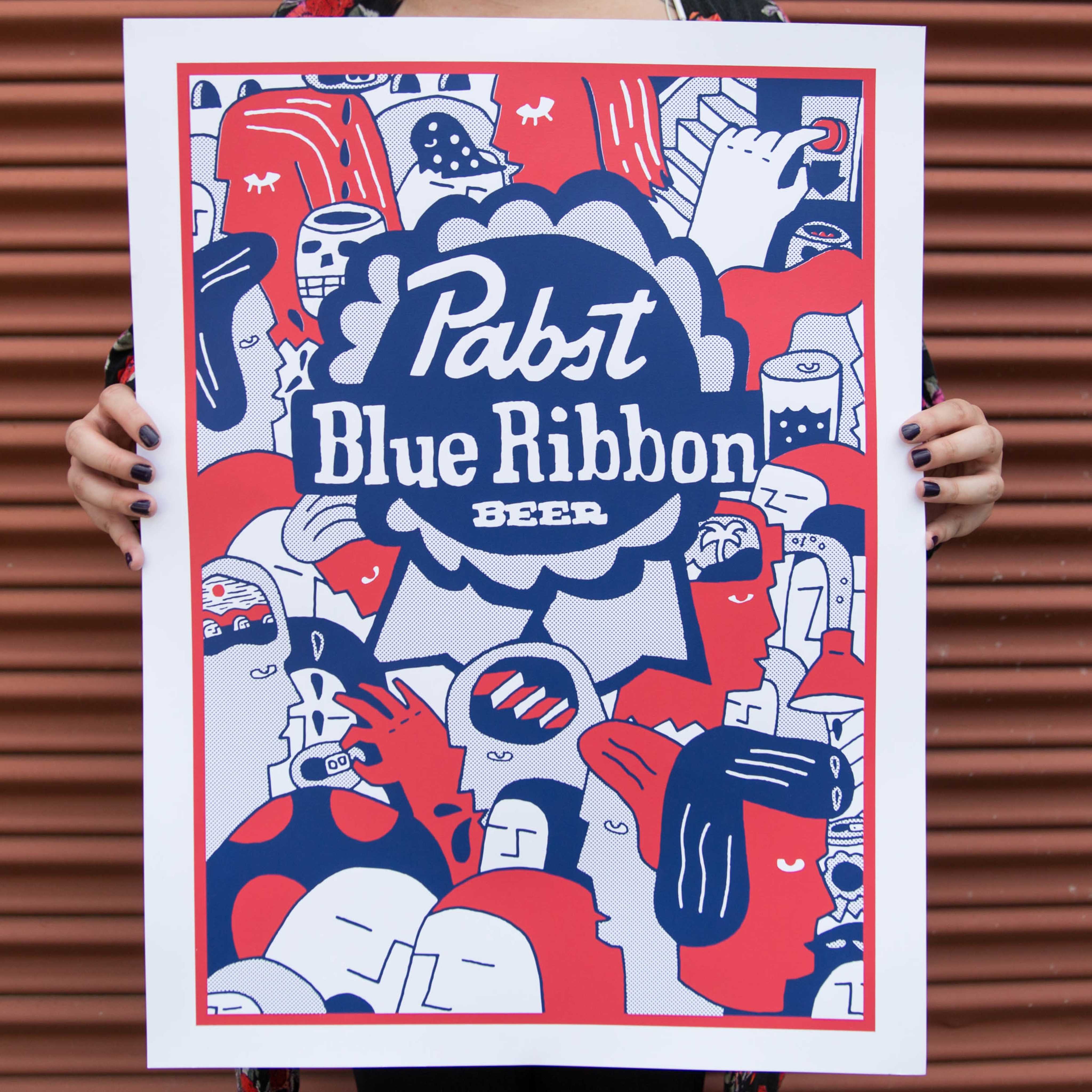 Pabst Blue Ribbon Art Print • Mama's Sauce