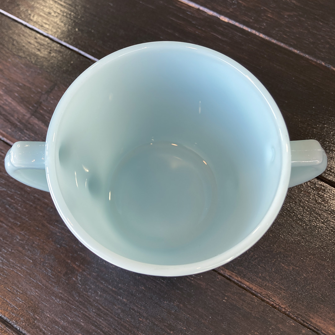 シュガー ターコイズブルー 1956～1958年製造 Fire-King