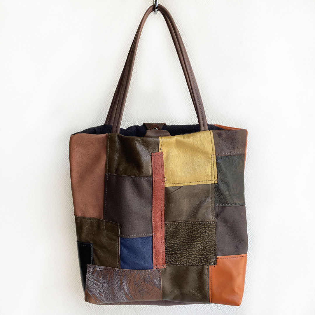創作パッチワークトートバッグ Ardhi アルディ - マメチコ Fashion and