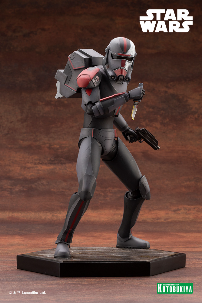 再入荷】ARTFX/ スターウォーズ THE BAD BATCH: ハンター 1/7 PVC