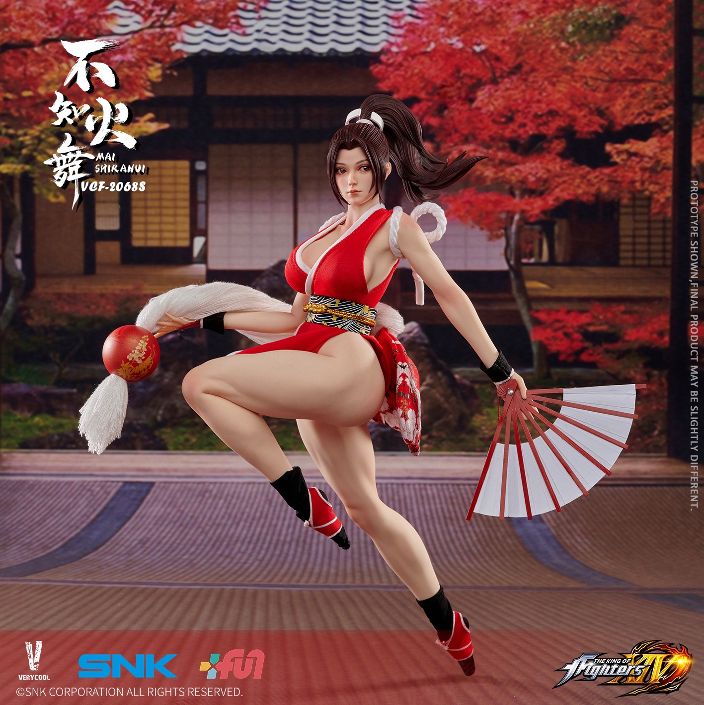 King of Fighters XIV/ 不知火舞 1/6 アクションフィギュア 前髪