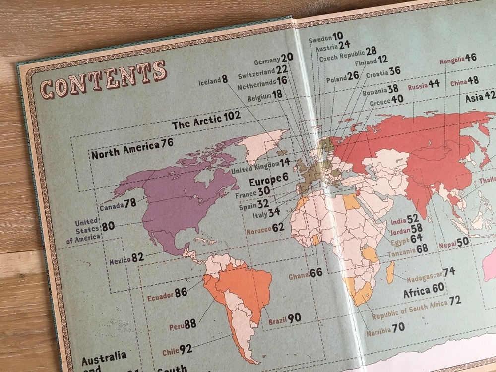 大人も一緒に楽しめる。おしゃれな世界地図絵本『MAPS』: mammemo