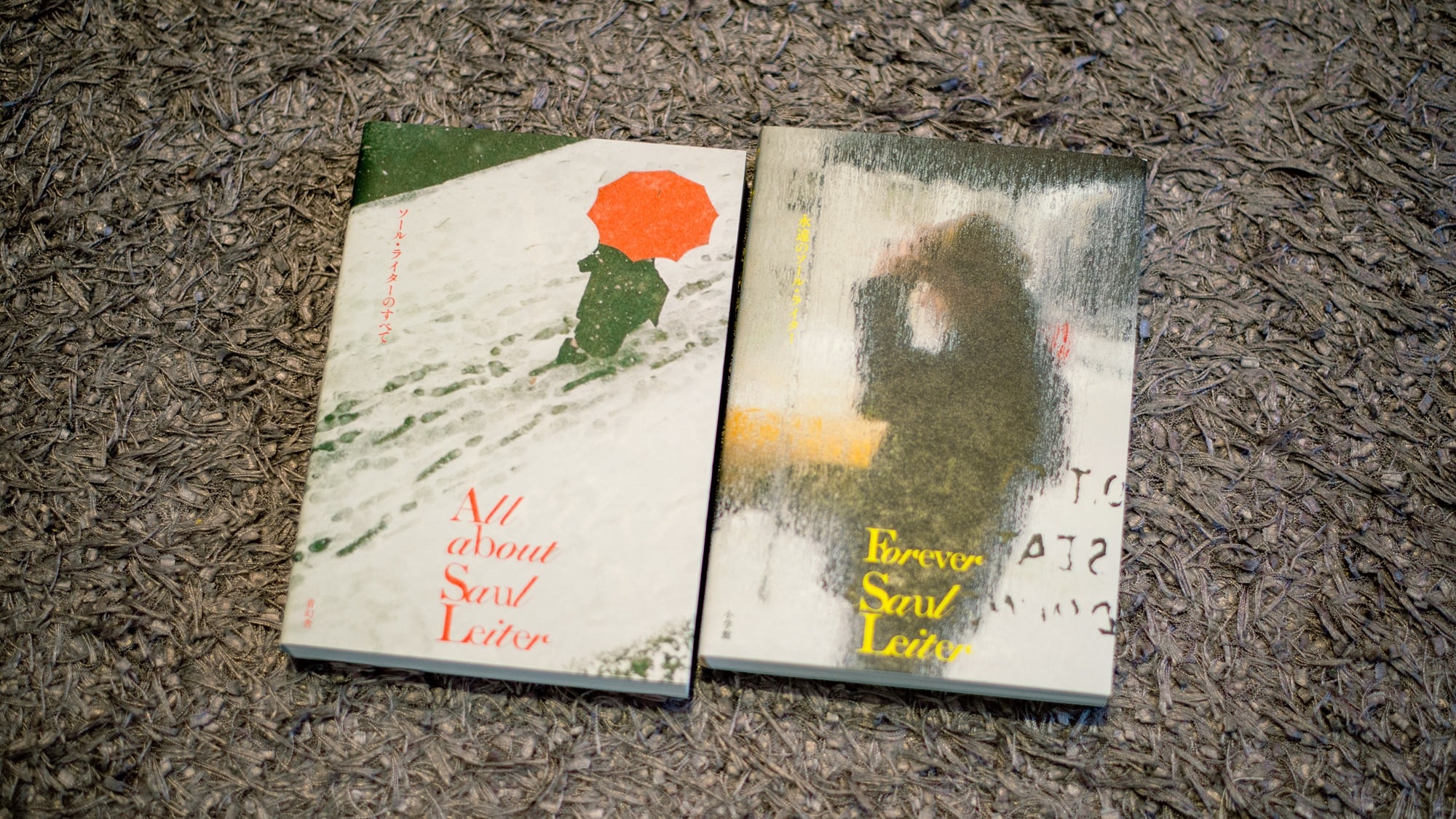 2冊のソールライターの作品集：『ソール・ライターのすべて』『永遠の