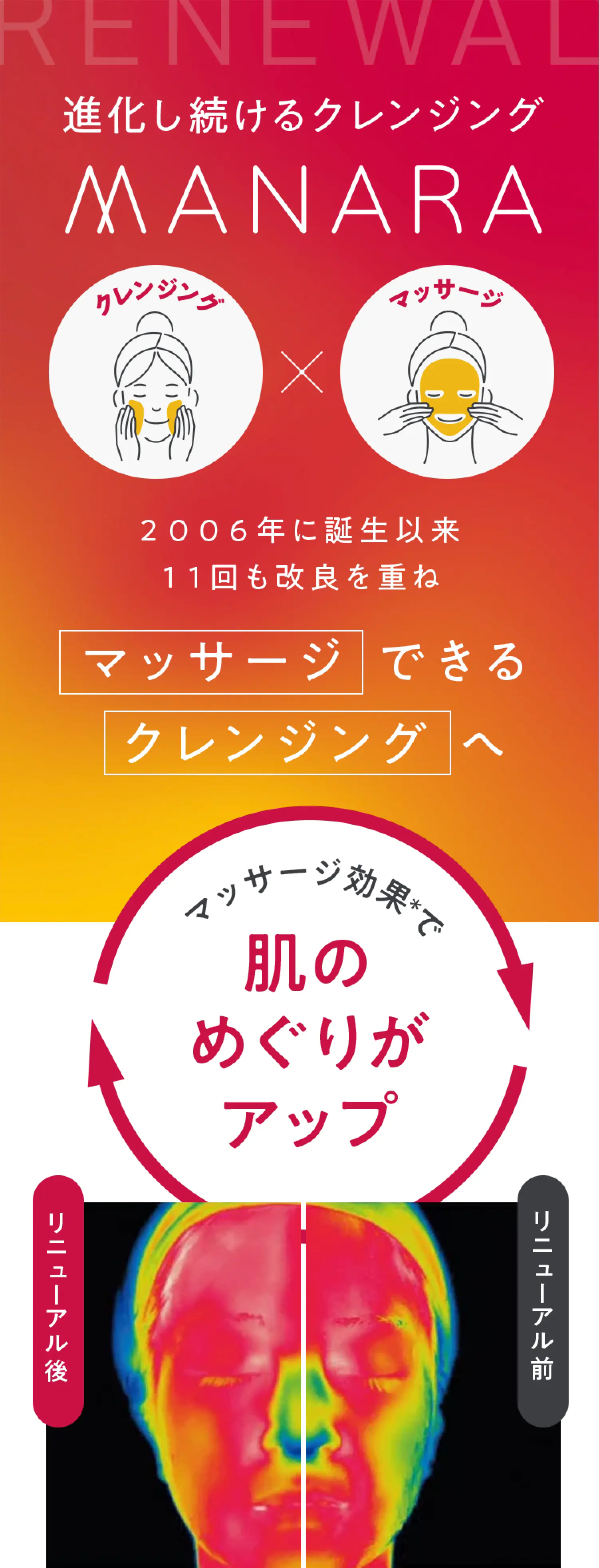 ホットクレンジングゲルマッサージプラス | [公式]マナラ化粧品