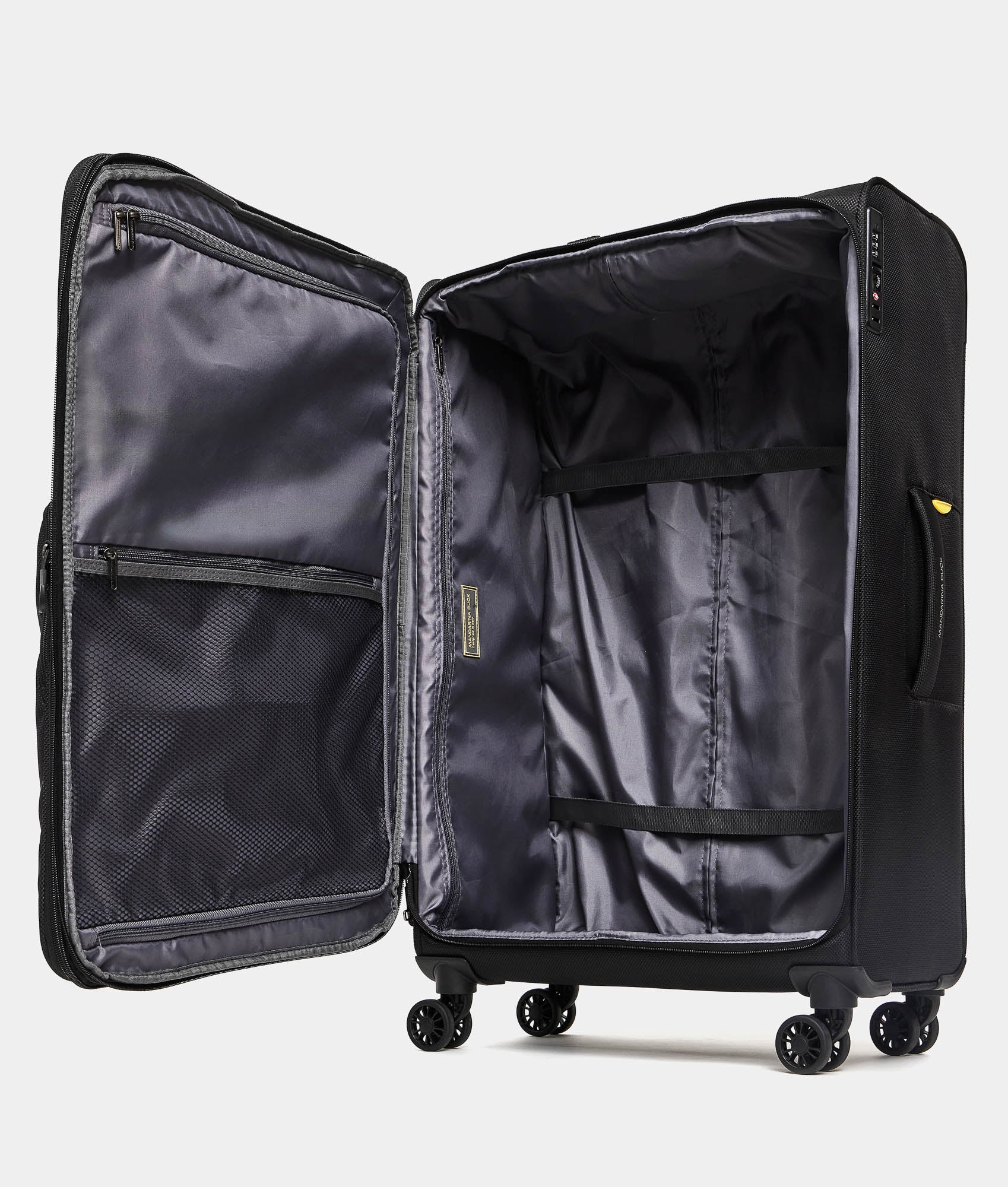 Zephyr Trolley Large Exp Black - Mandarina Duck