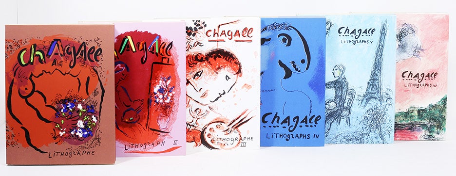 The Lithographs of Chagall, Volumes I-VI Complete Set | MARC