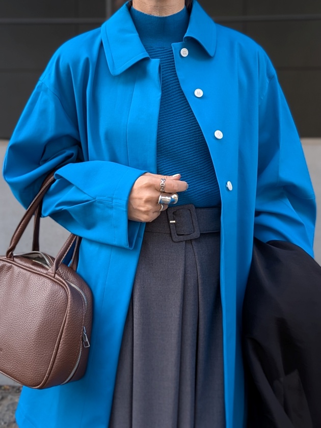 passione】パシオーネ ステンカラーパフスリーブコート | MANO（マーノ