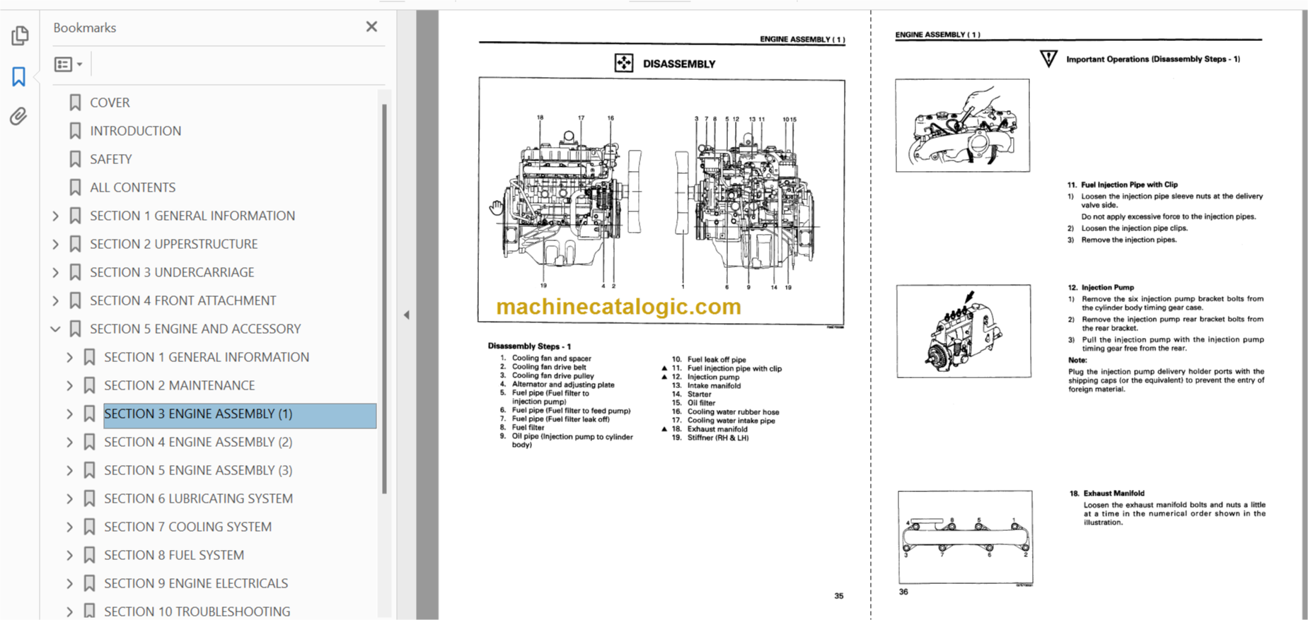 Hitachi ZX80-GI Technical and Workshop Manual – Machine Catalogic