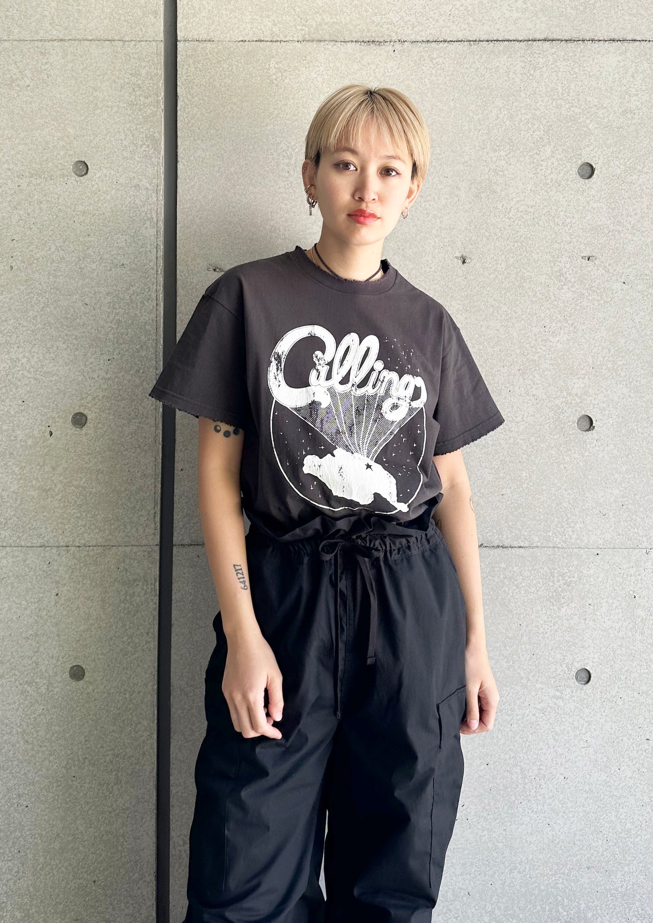 OSHIMA REI オオシマレイ | Calling ロックTシャツ | MACHU PICHU SHOP
