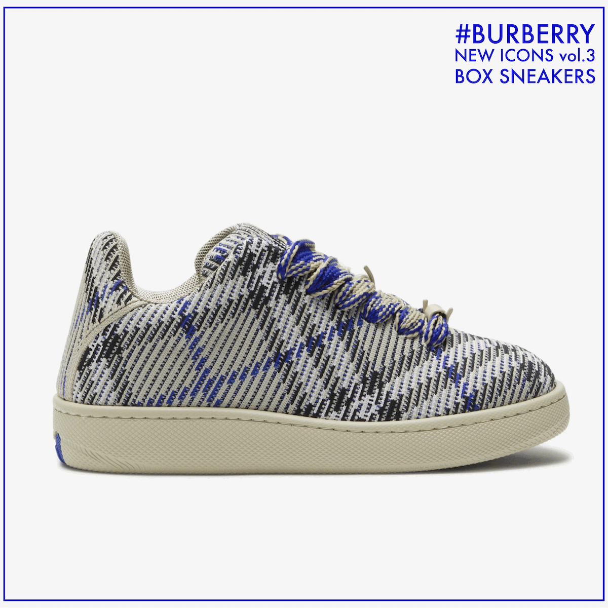 おしゃれを後押しする万能スニーカー。【バーバリーのNEWアイコン vol