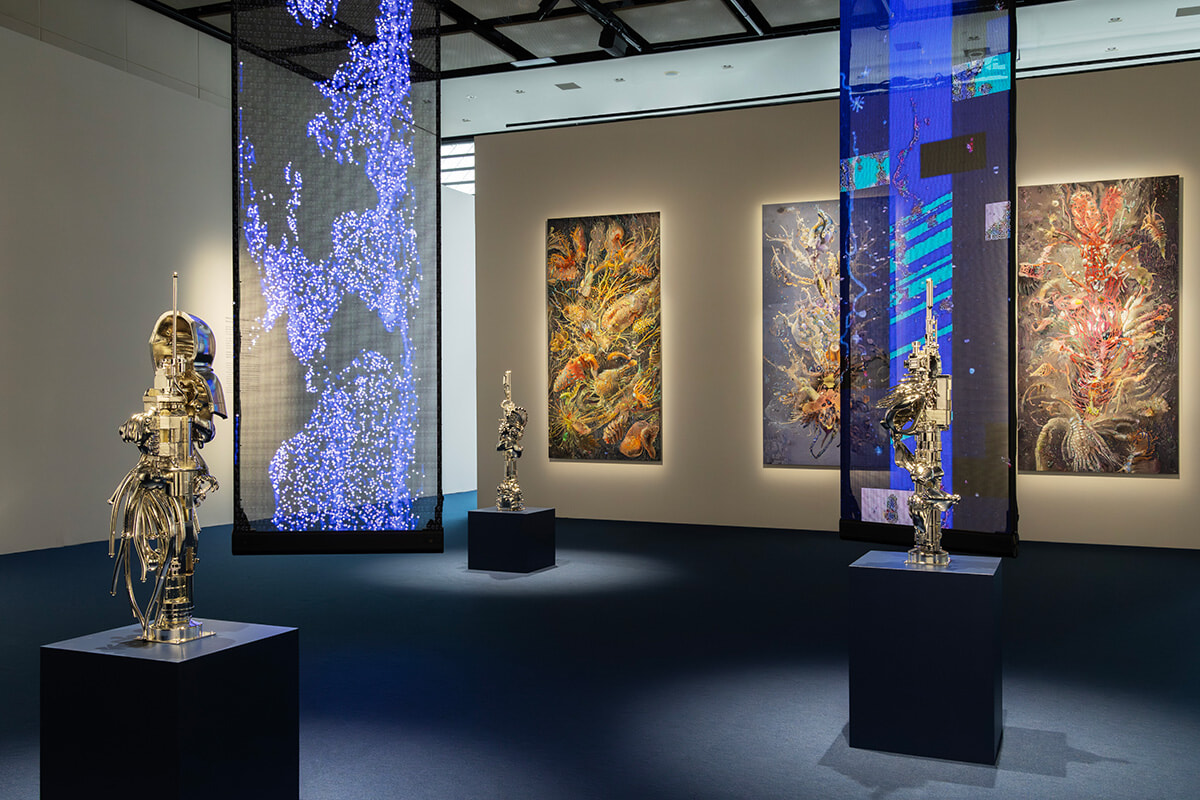 シャネル・ネクサス・ホールで開催中！ 最先端AIアートとエコロジーが