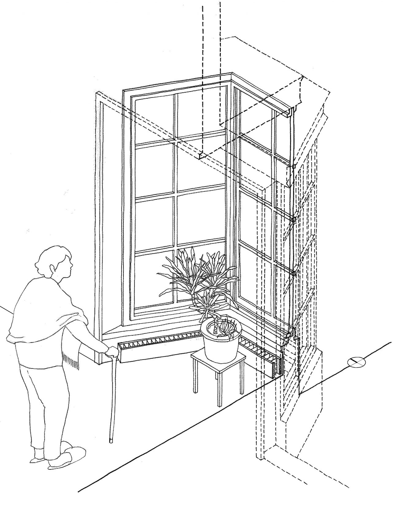 アルネ・ヤコブセン設計ボール邸の書斎 - 窓研究所 WINDOW RESEARCH
