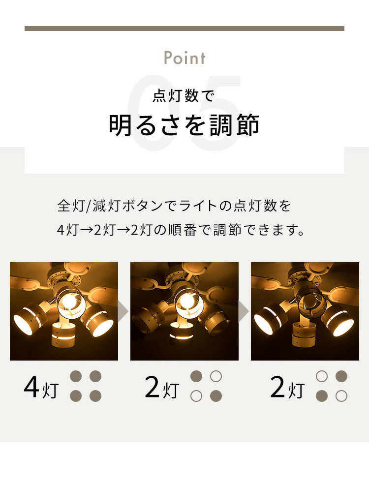 シーリングファンライト プライウッド 42インチシーリングファン