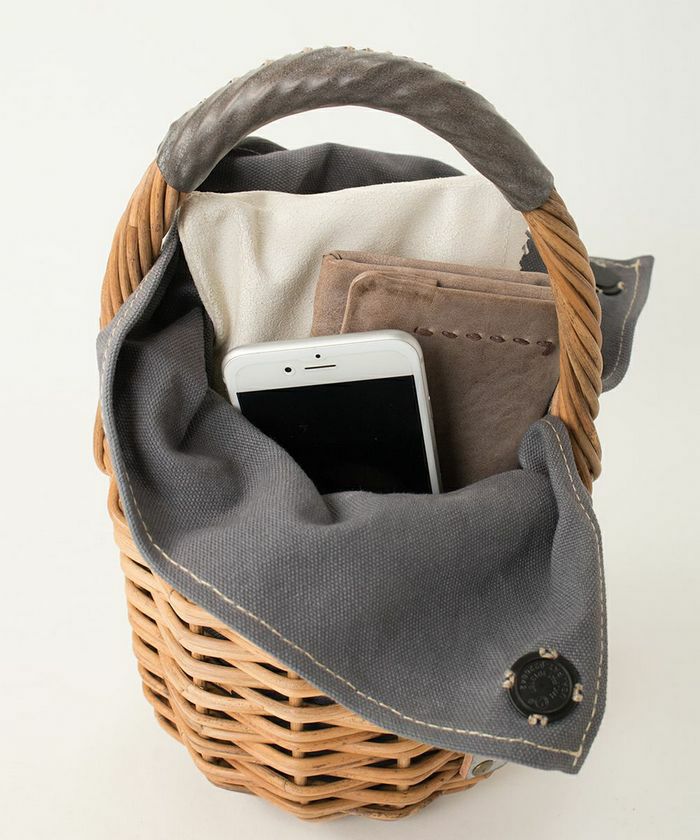 ebagos ブライドル・ウィングラウンドバスケット （ブライドルマグ