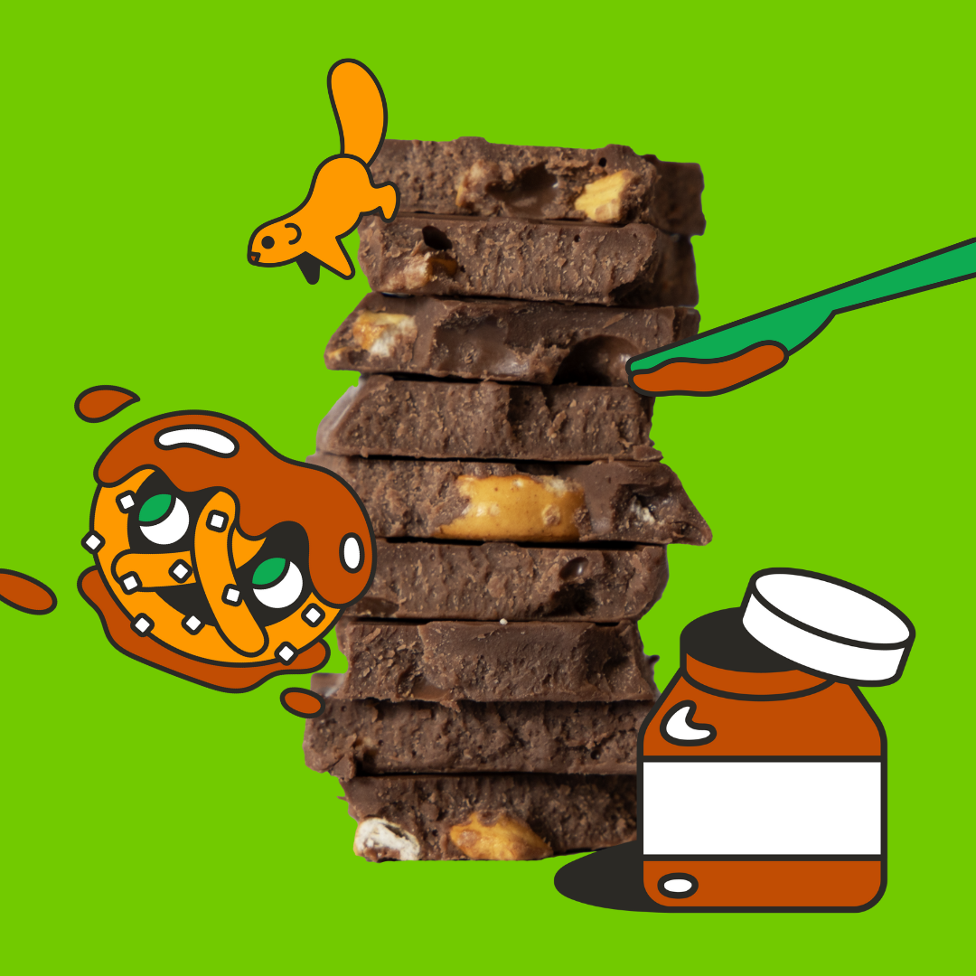 Hazelnut Pretzel Chocolate Bar | Shop Maeve Ethical Chocolate