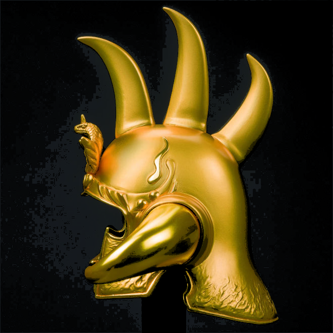 見よこの凄み！お値段なんと250万、拳王ラオウの純金製兜が発売