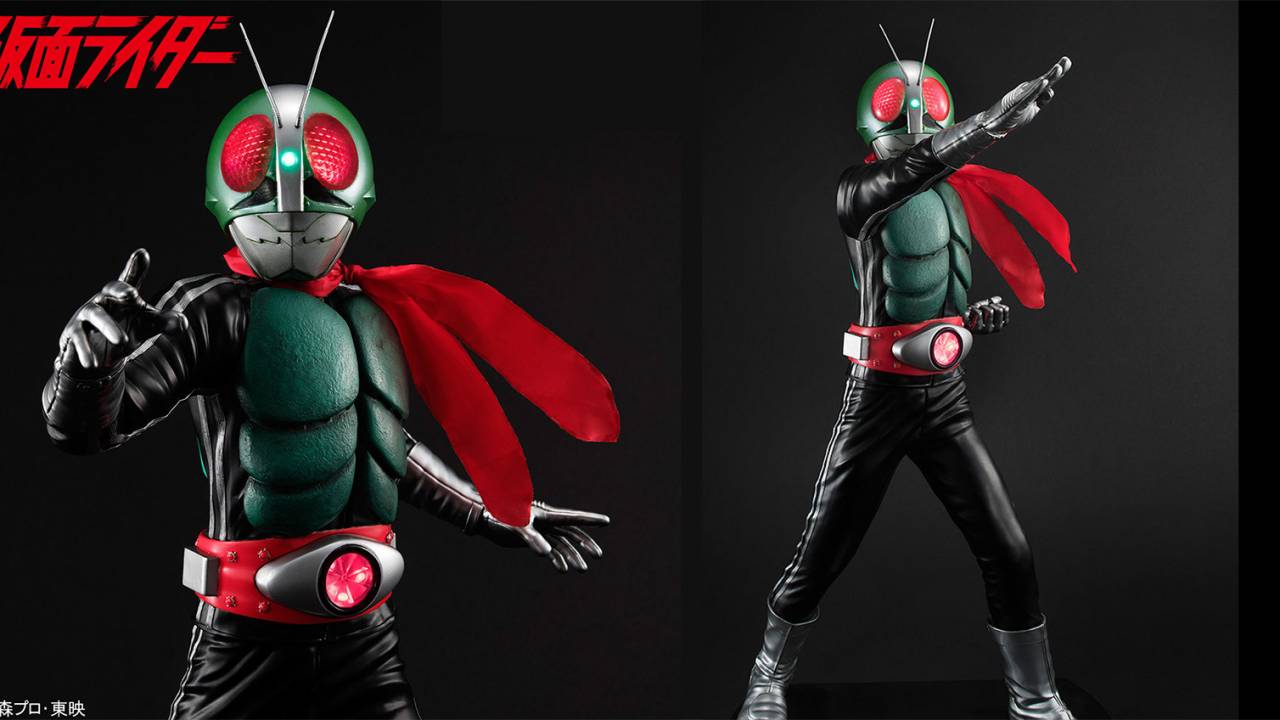全高40cm！LED発光ギミック内蔵のハイエンドな仮面ライダー1号