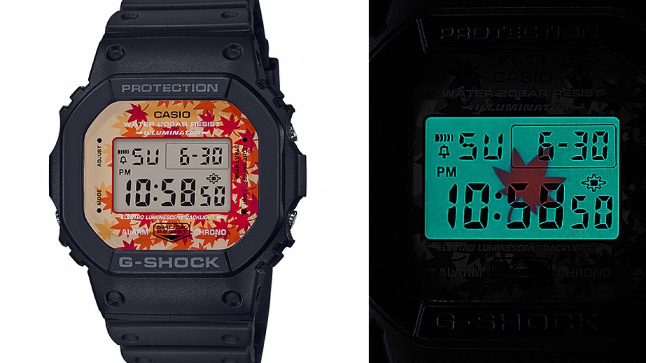 日本の秋を彩る紅葉をイメージしたG-SHOCK「Kyo Momiji Color」が新