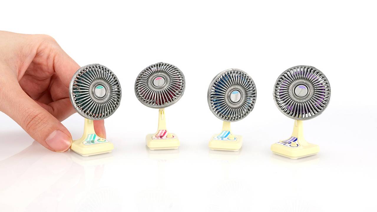 これでよく涼んだなぁ…昭和懐かしのレトロ扇風機を再現「昭和家電