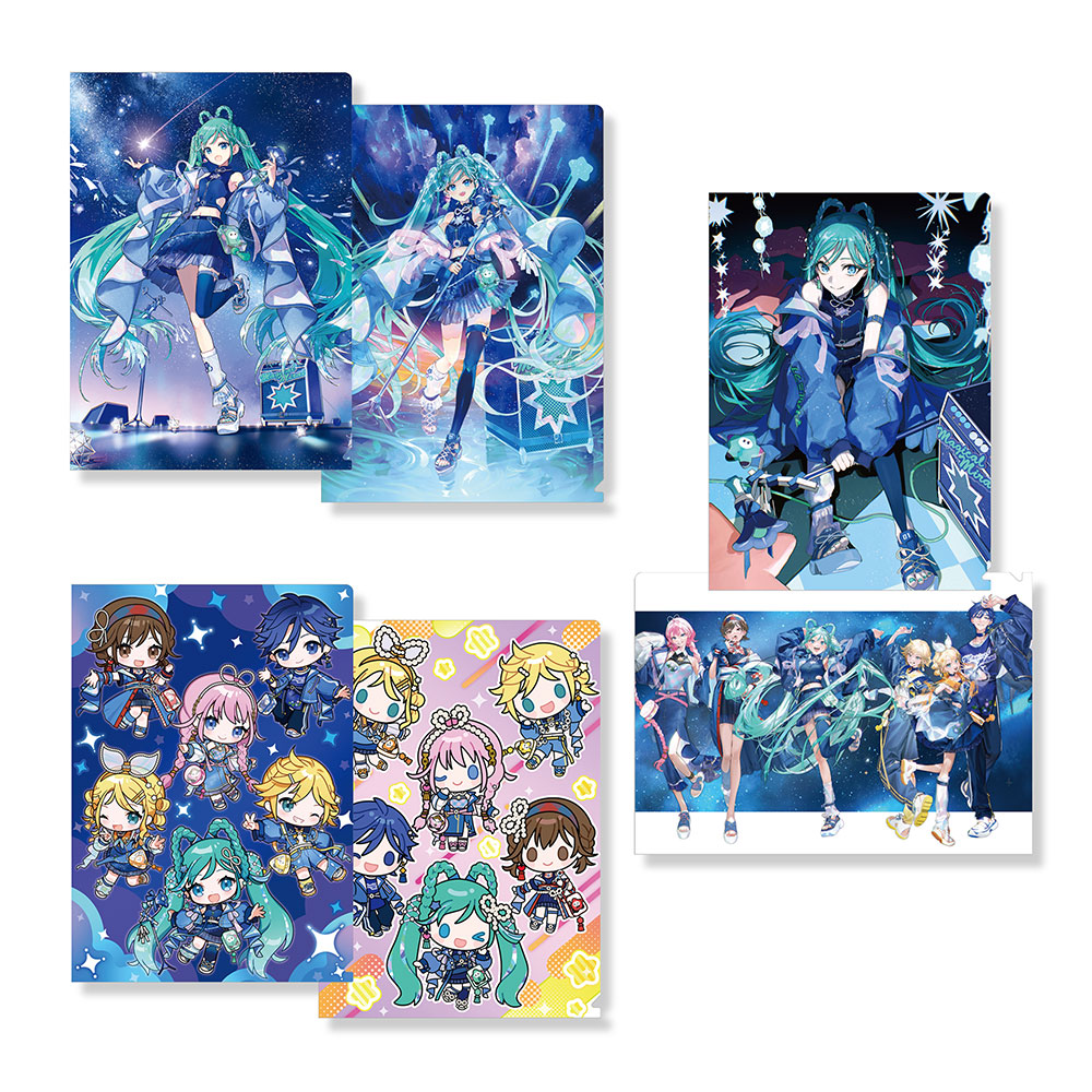 初音ミク アイスクリームパーティー ファイル セット 等身・SD グッズ