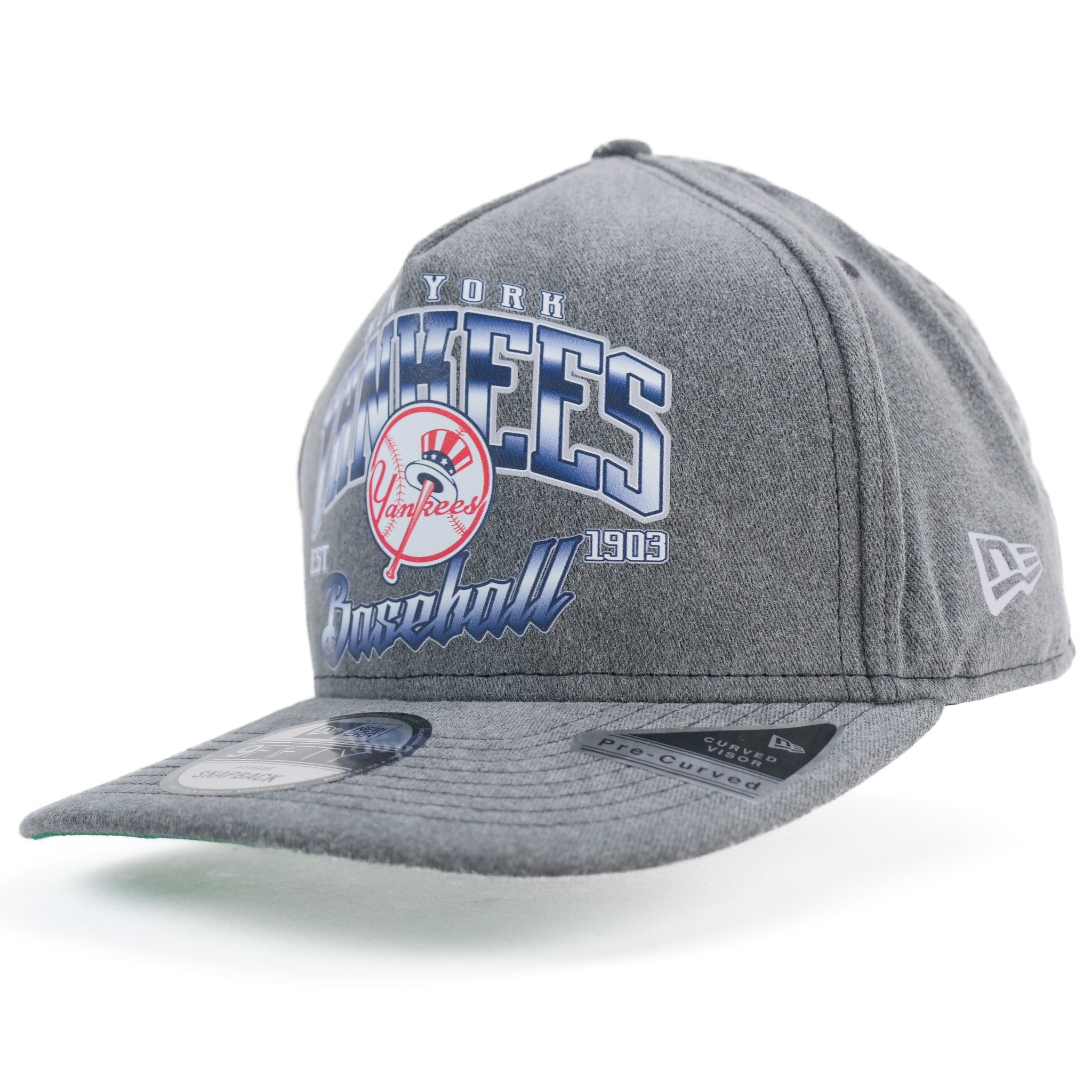 New Era 950 A-Frame Snapback New York Yankees (Acid Wash Grey