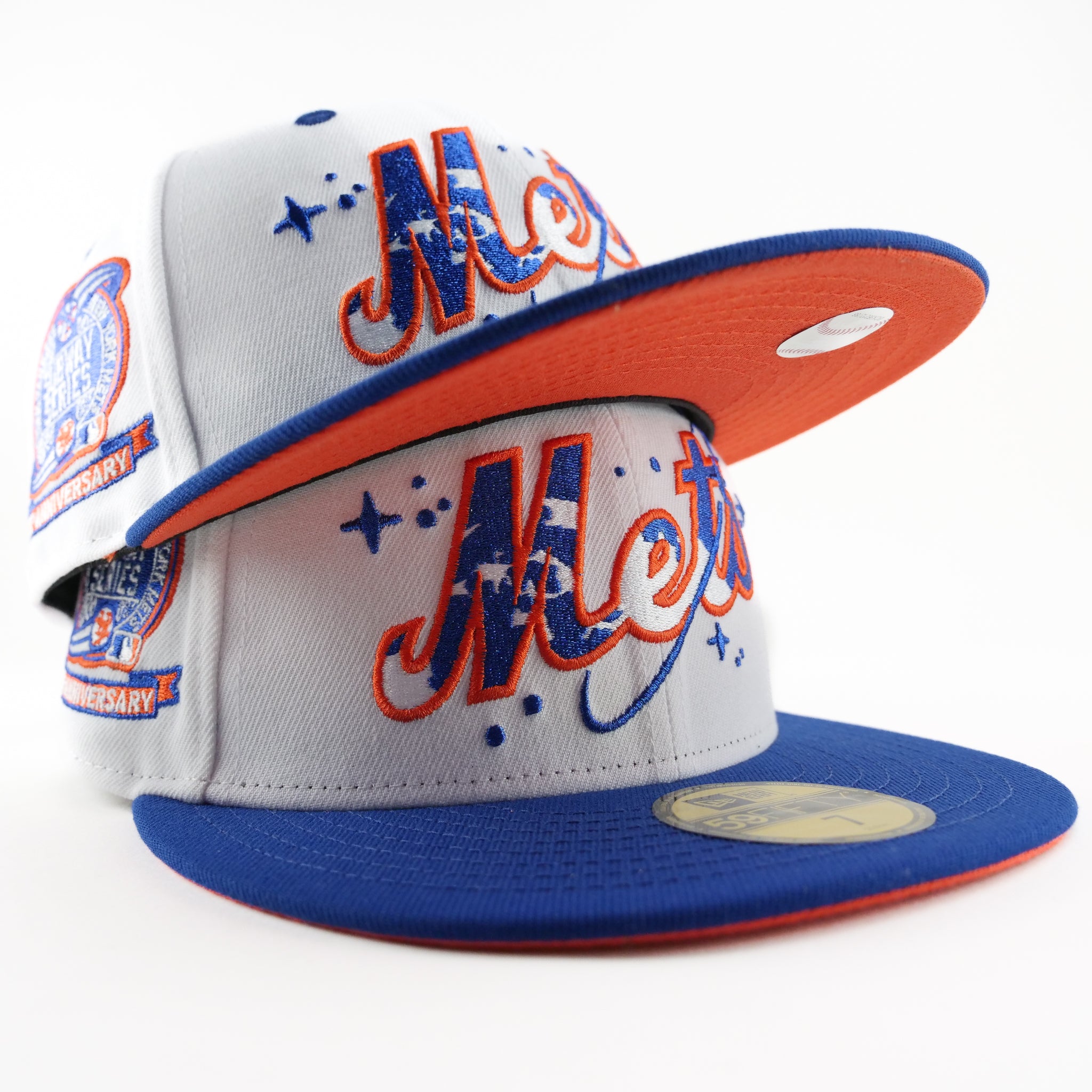 New Era Custom Exclusive Fitted New York Mets Celestial Blue