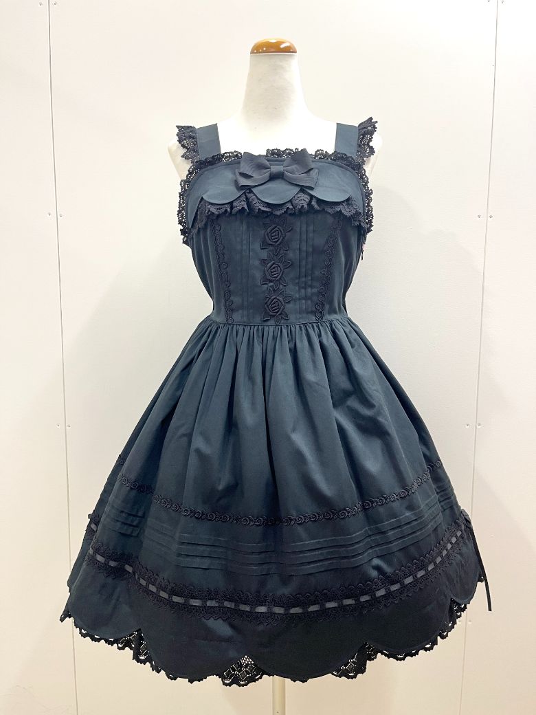 BABY,THE STARS SHINE BRIGHT リボンスカラップジャンパースカート