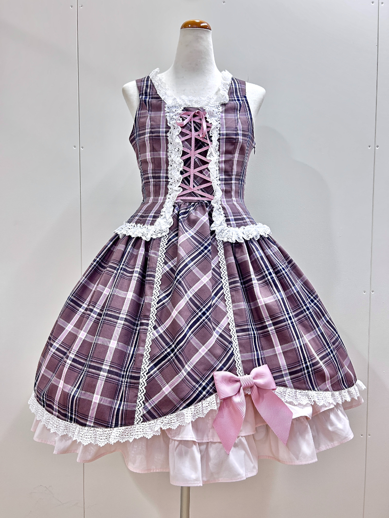 ALICE and the PIRATES A/Pタータンチェック柄ジャンパースカート