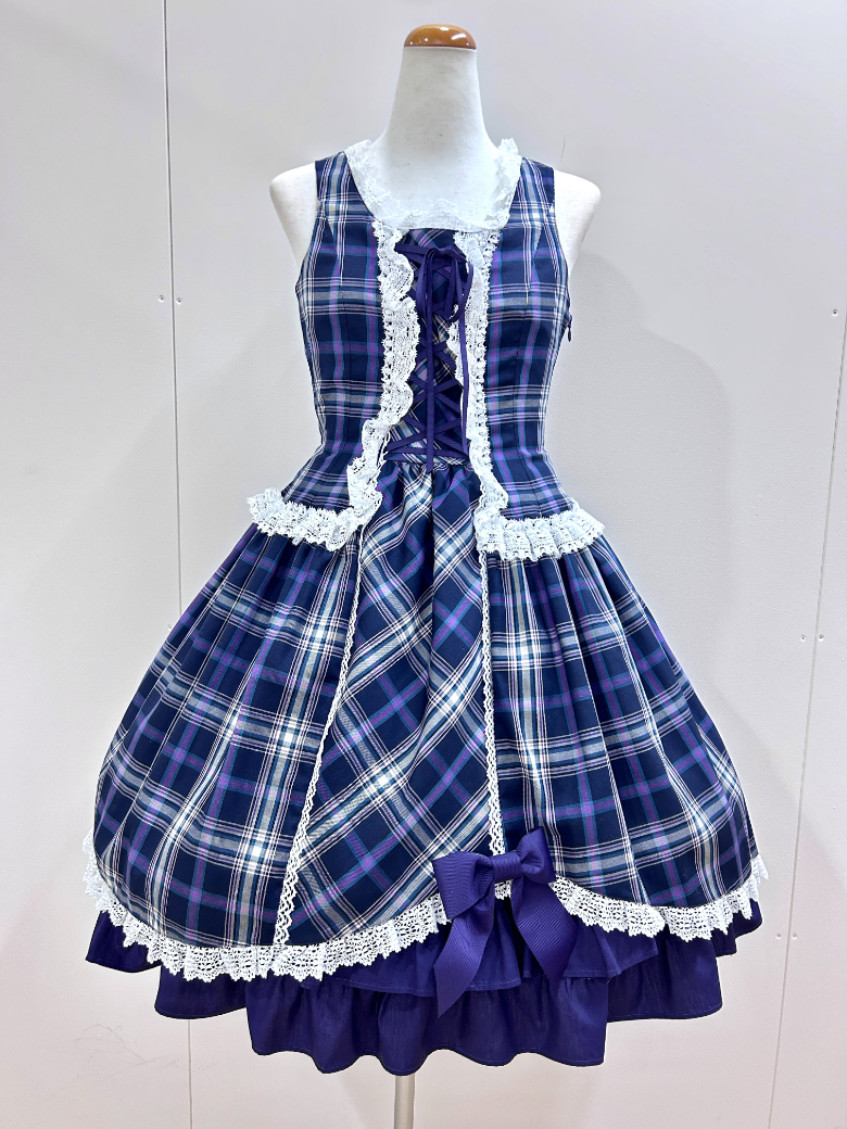 ALICE and the PIRATES A/Pタータンチェック柄ジャンパースカート