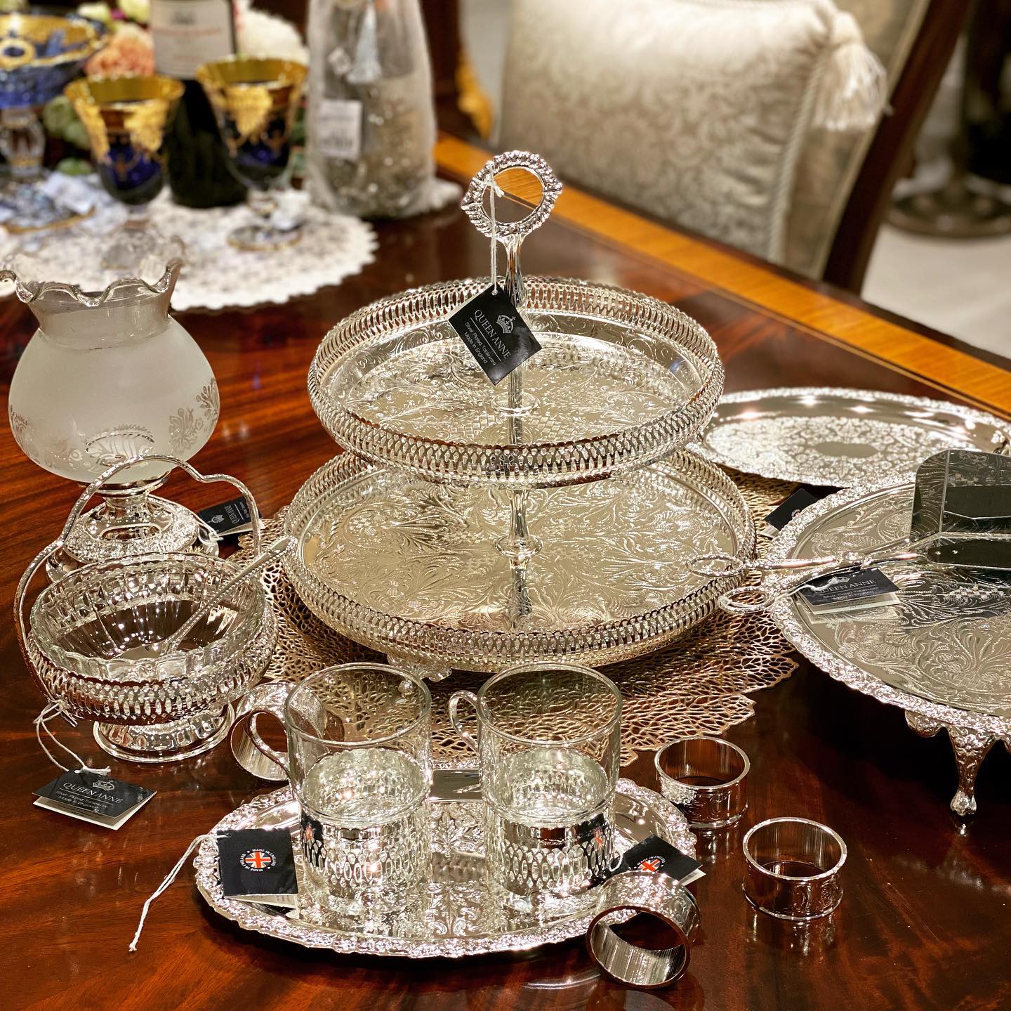 憧れの銀食器で優雅なティータイムを♪ | クラシック家具＆輸入