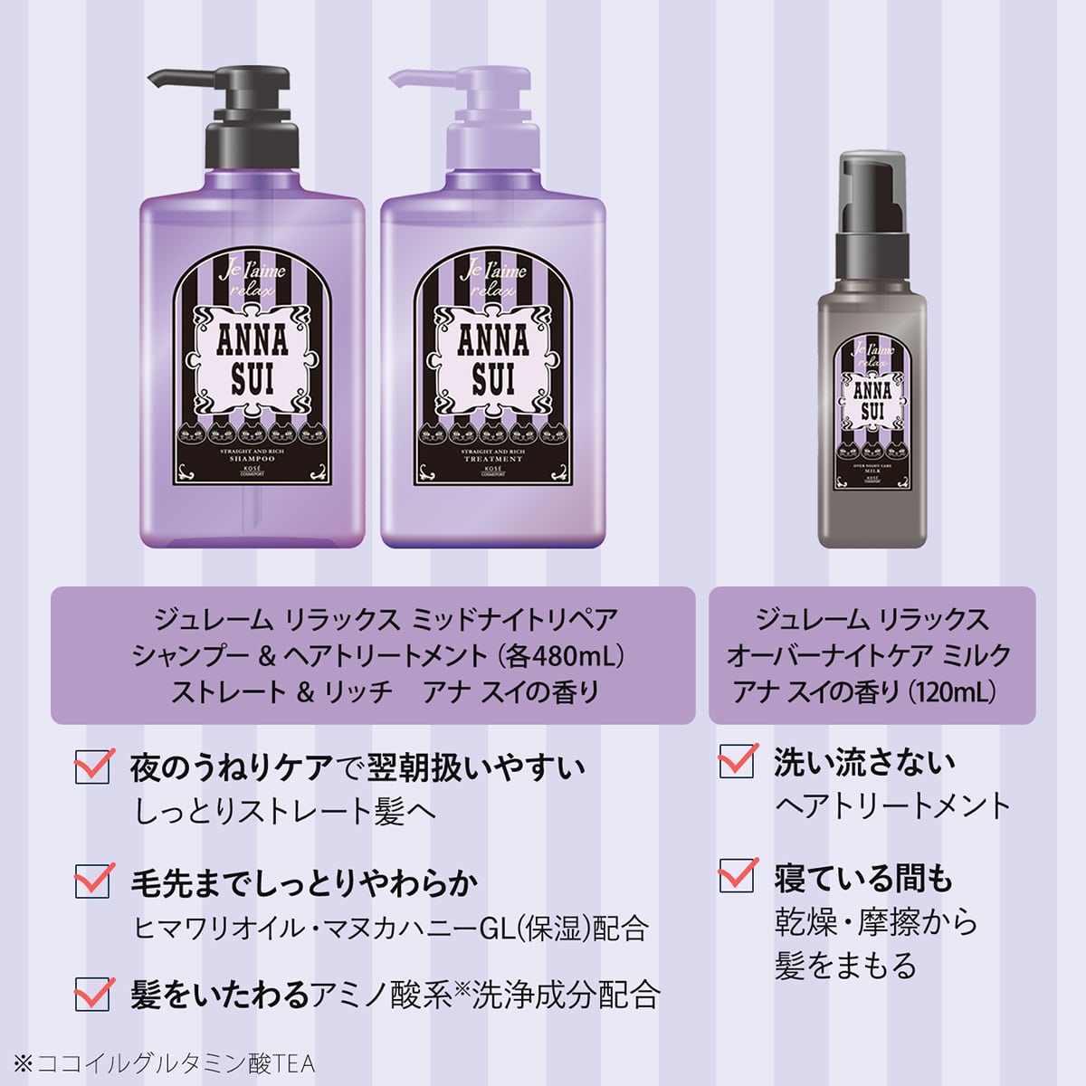 ジュレーム リラックス アナ スイ ヘアケアボックス