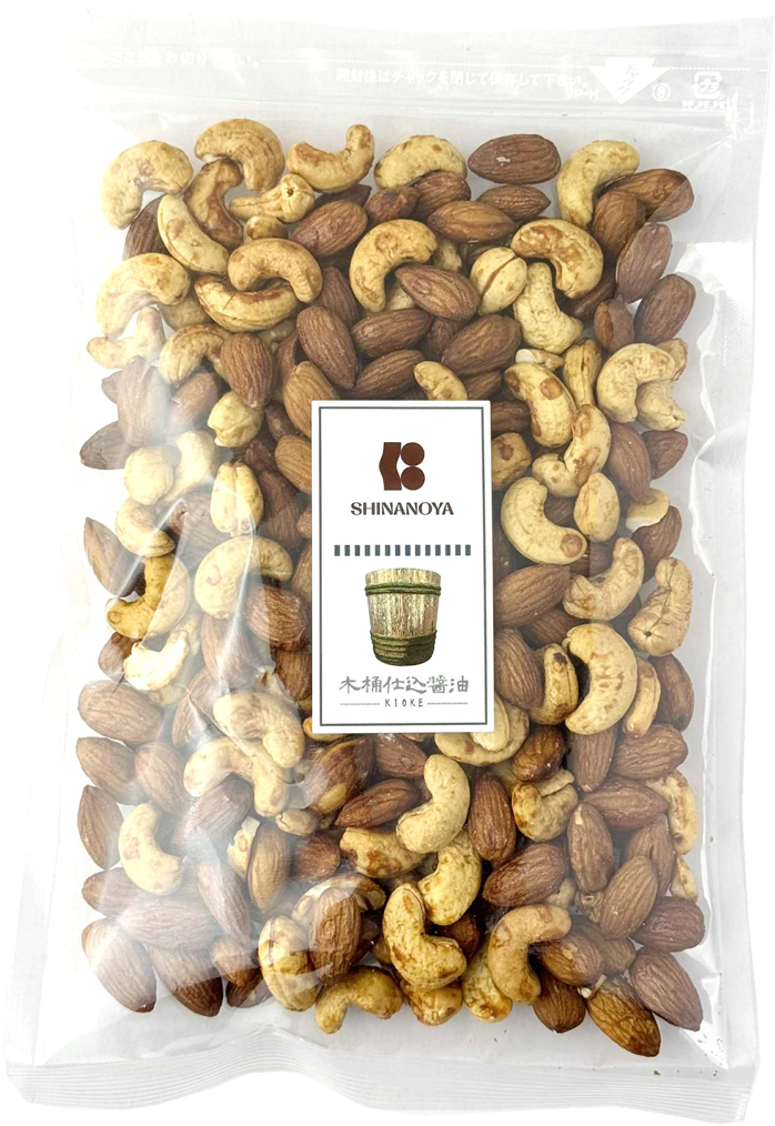 木桶醤油ミックスナッツ(徳用/294g）【醤油/振10/食品/】