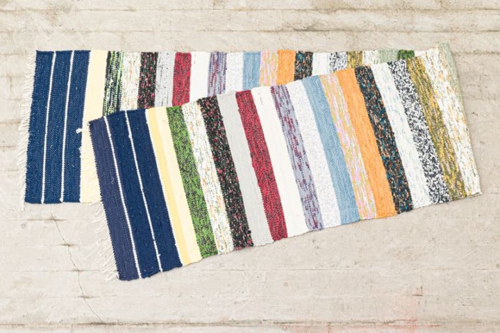 北欧家具 talo フィンランド製 トラースマッタ （裂き織りマット）