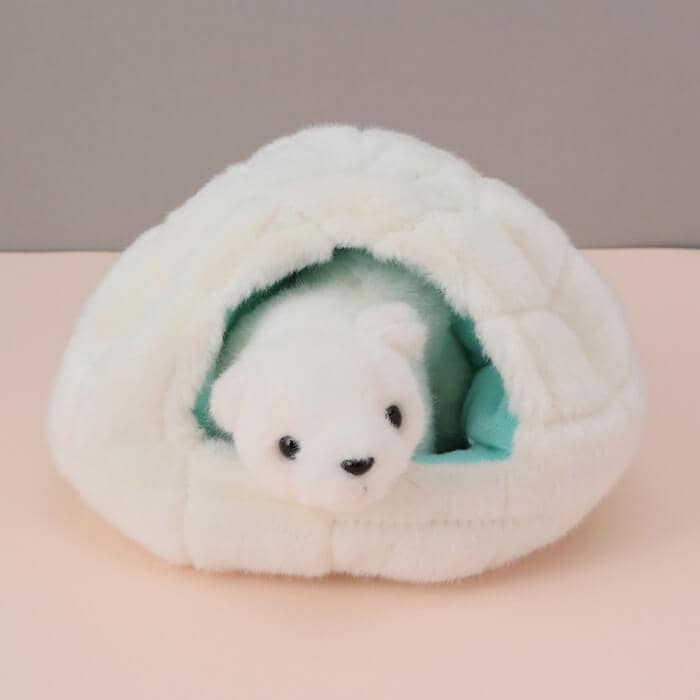 エスキモーハウスミニシロクマ | ぬいぐるみ | てんのうじどうぶつえん