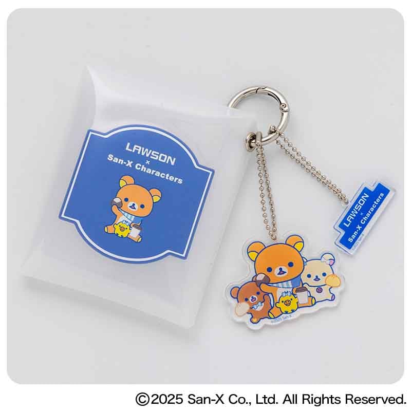 LAWSON×San-X Characters チャーム付きクリアポーチBOOK リラックマver