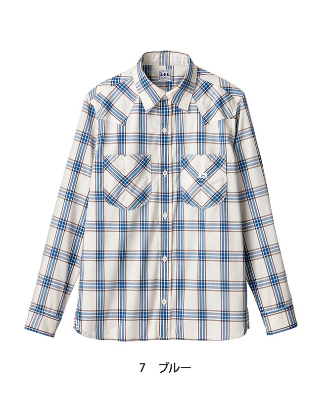 Leeウエスタンチェックシャツ長袖[男性用][ボンマックス製品] LCS46006