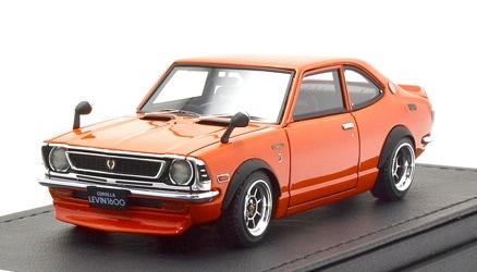 イグニッションモデル 1/43 トヨタ カローラ レビン (TE27) オレンジ