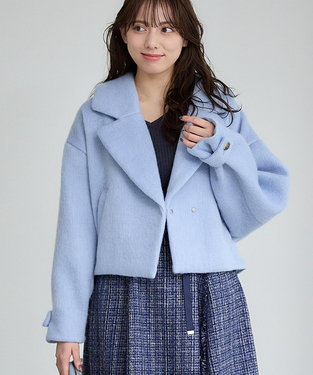 SALE】ループシャギーショートコート - 12Twelve Agenda(トゥエルブ