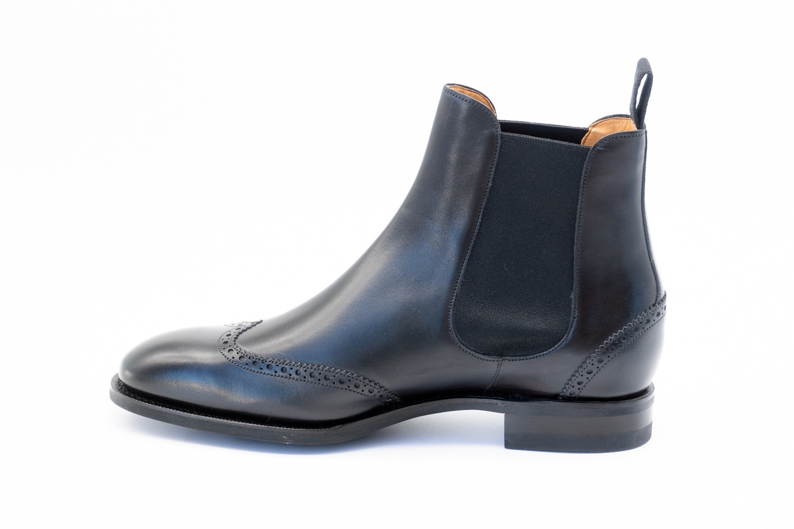 WINTER SALE】カルミーナ 1209 BLACK サイドゴアブーツ レディース