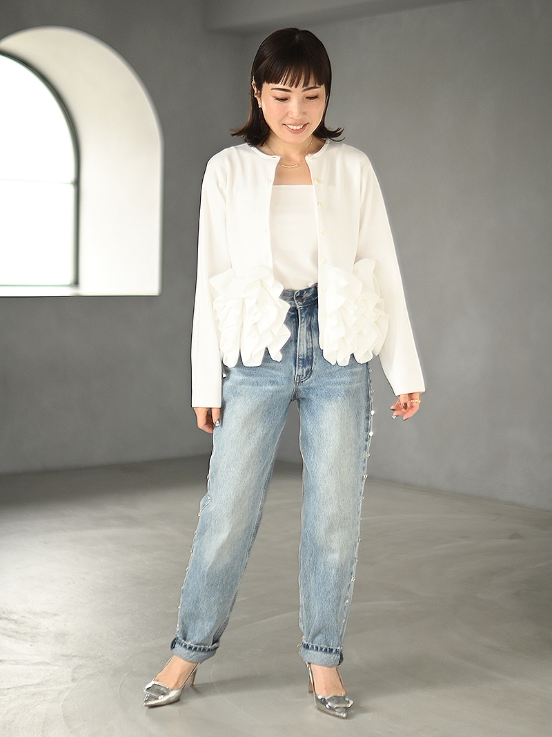 スワンカーディガン | Cardigan,長袖 | | TREFLE＋1（トレフルプラスワン）