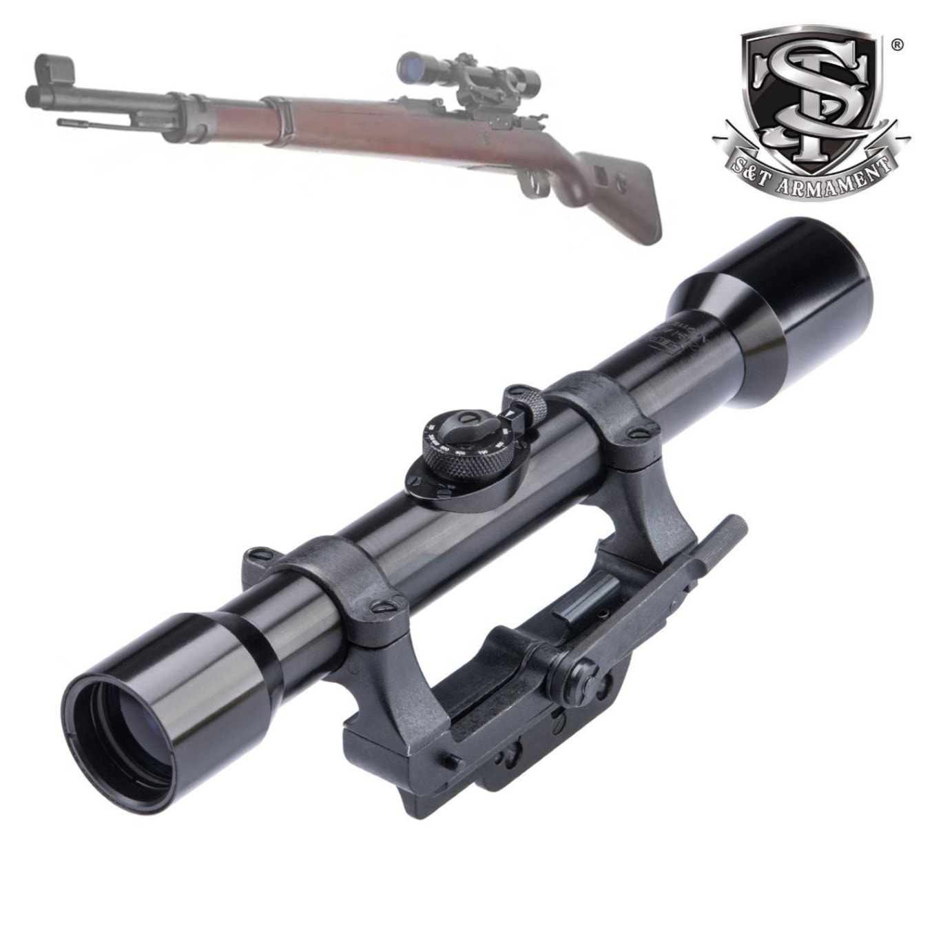 S&T kar98k(SPG18)用 ZF39タイプ スコープ & サイドマウントセット