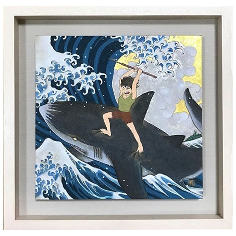 未来少年コナン 浮世絵「浪裏ノ勇」｜浮世絵工房