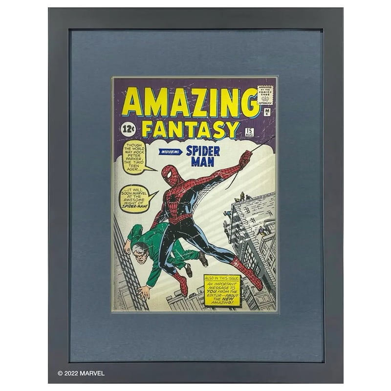 スパイダーマン 浮世絵木版画『1962 Amazing Fantasy #15』｜浮世絵工房