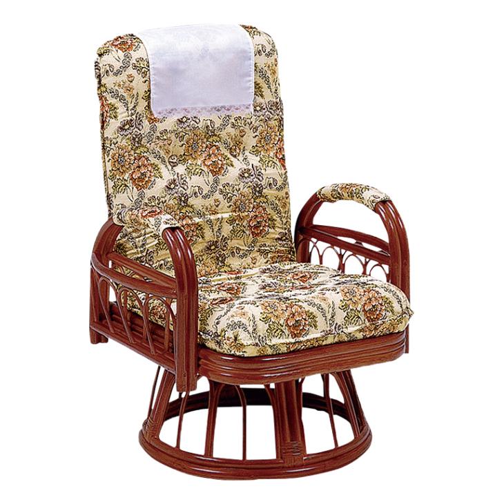 直送】 籐ギア回転座椅子 ハイタイプ｜nihonchokuhan(日本直販)通販サイト