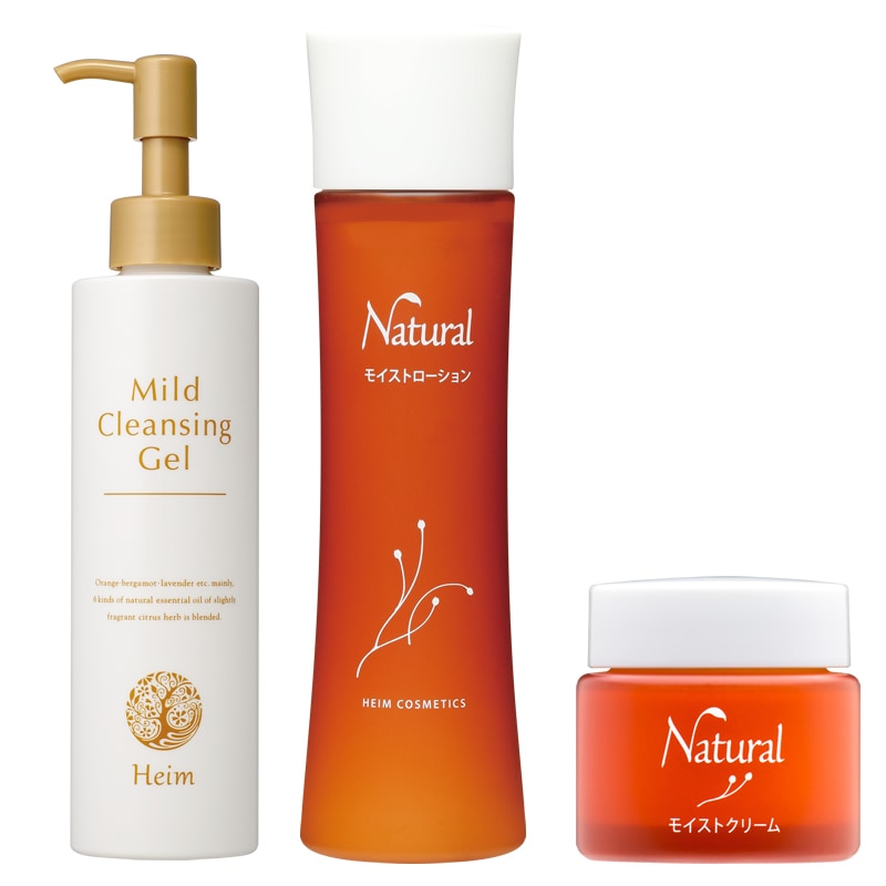ハイム化粧品 【3点セット】敏感肌対策（マイルド クレンジングジェル