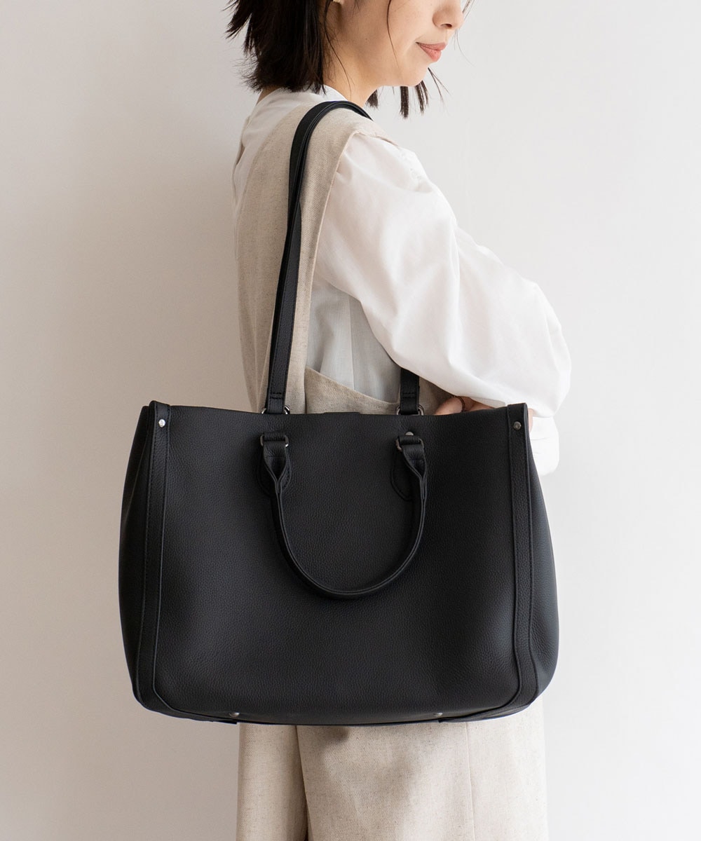 ダブルハンドル本革トートバッグ | バッグ,トートバッグ,レザー・革