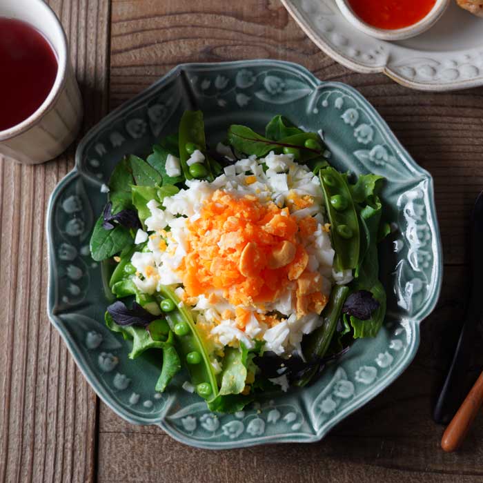 益子焼【スズランのお皿 / グレー】SSDDシリーズ 花柄 鈴蘭 プレート